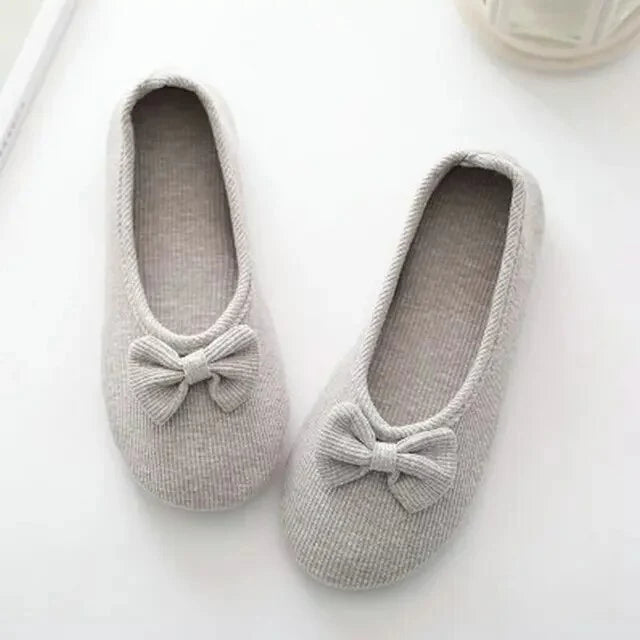 Ballerines avec nœud papillon pour femme