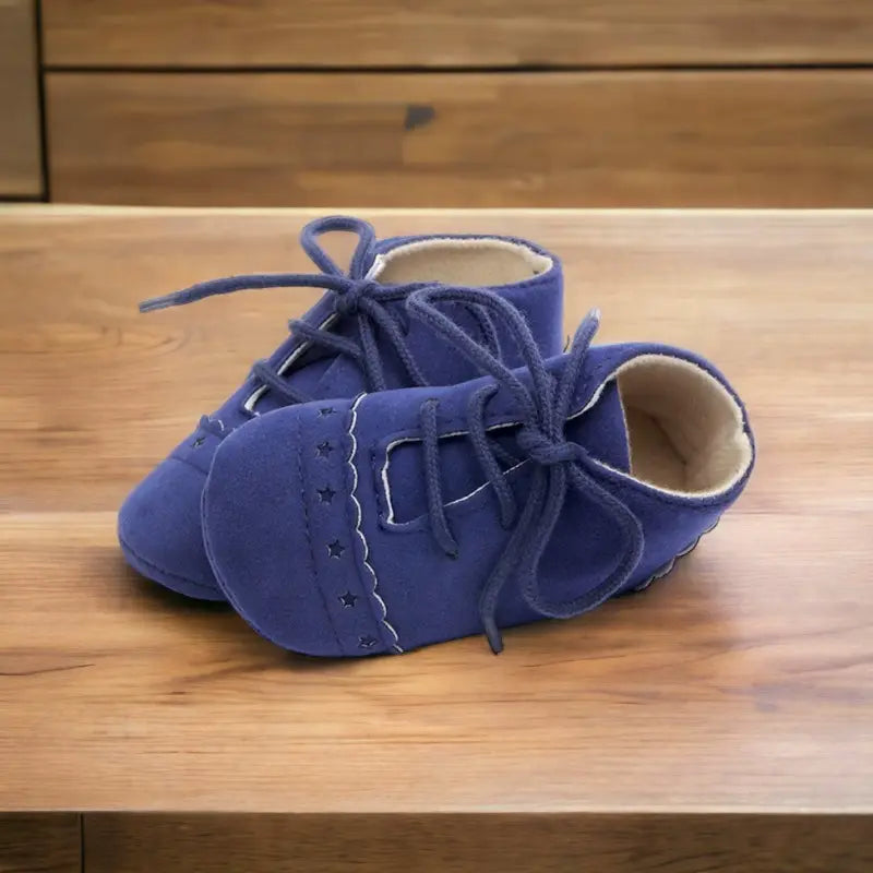 Bottines en nubuck pour bébé