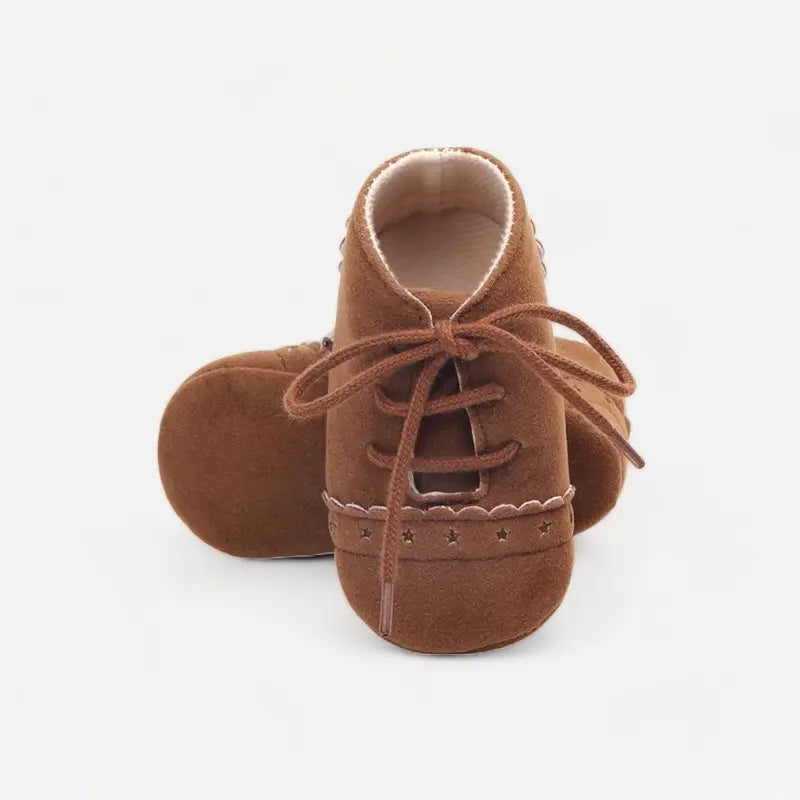 Bottines en nubuck pour bébé