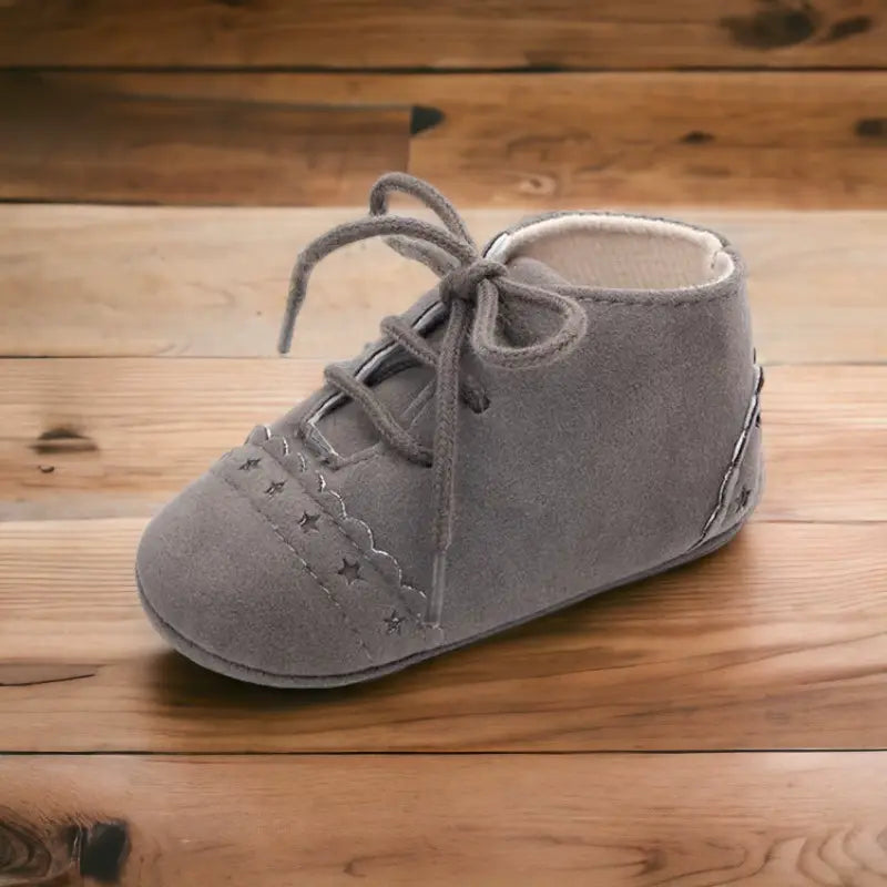 Bottines en nubuck pour bébé