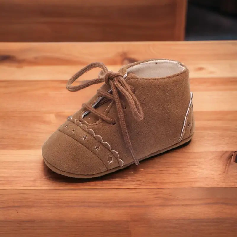 Bottines en nubuck pour bébé