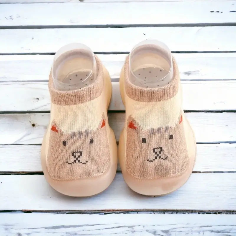 Chaussons chaussettes basses antidérapantes pour bébé