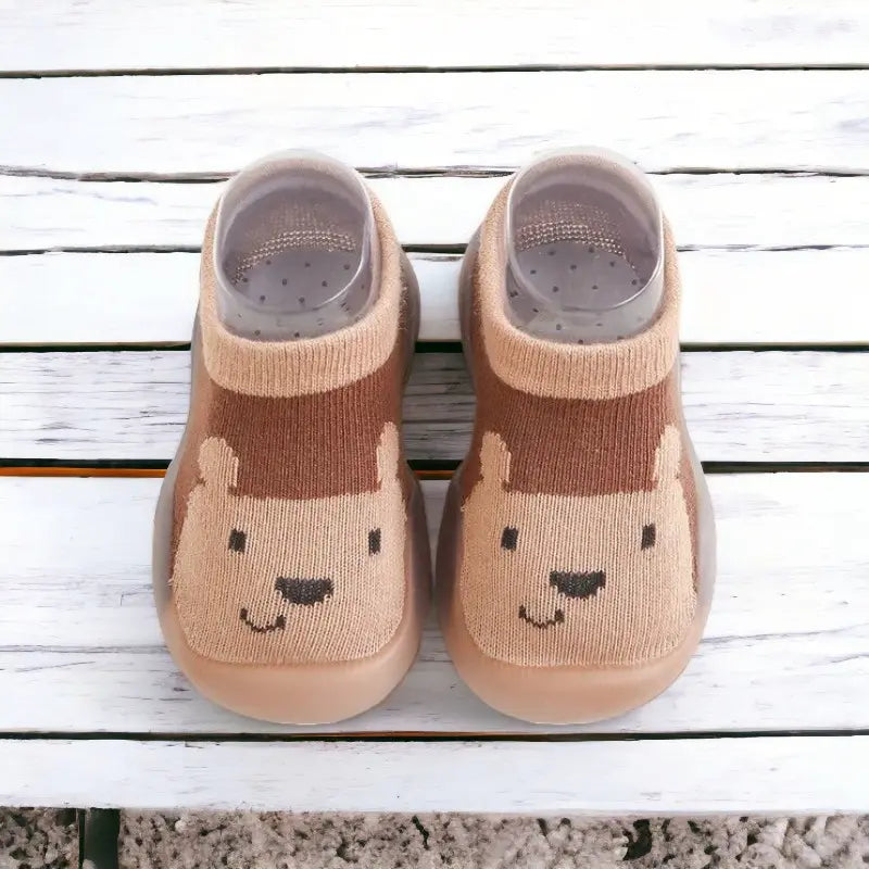 Chaussons chaussettes basses antidérapantes pour bébé