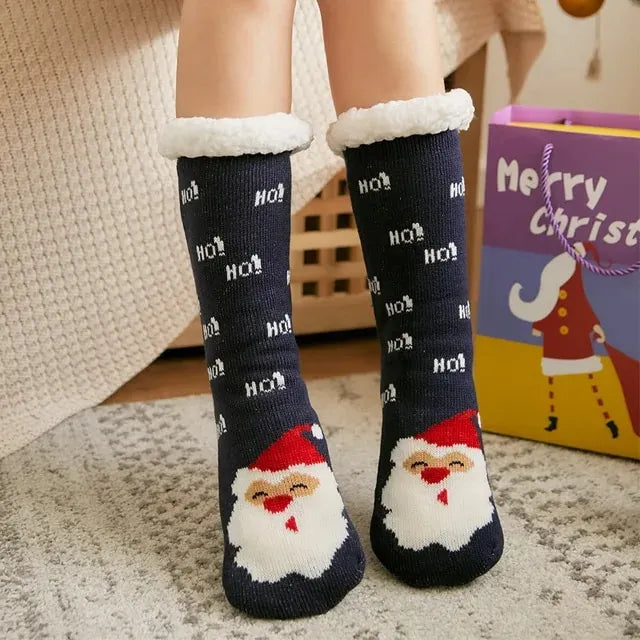 Chaussons chaussettes de Noël