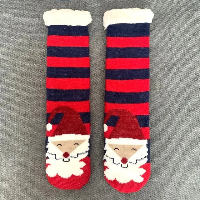 Chaussons chaussettes de Noël