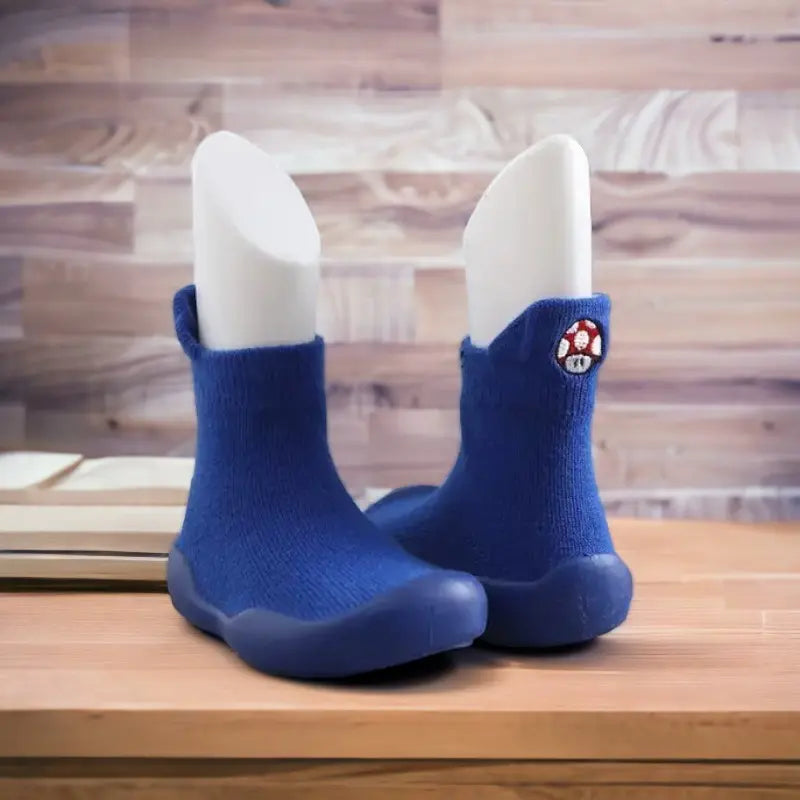 Chaussons chaussettes hautes antidérapantes pour bébé