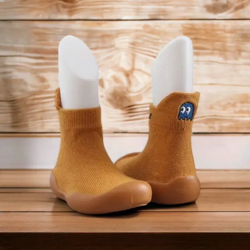 Chaussons chaussettes hautes antidérapantes pour bébé