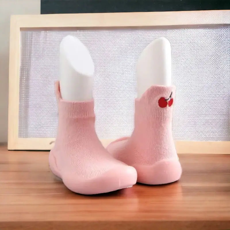 Chaussons chaussettes hautes antidérapantes pour bébé