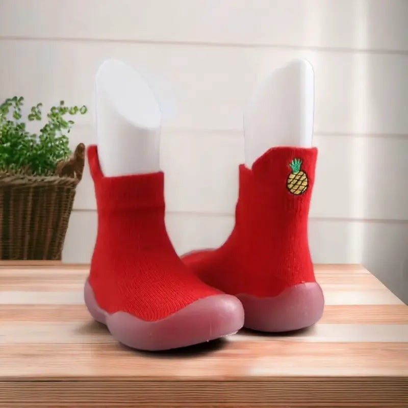 Chaussons chaussettes hautes antidérapantes pour bébé