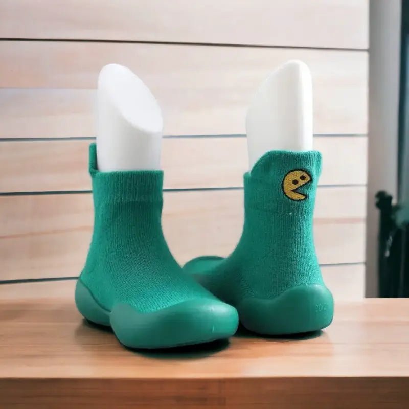 Chaussons chaussettes hautes antidérapantes pour bébé