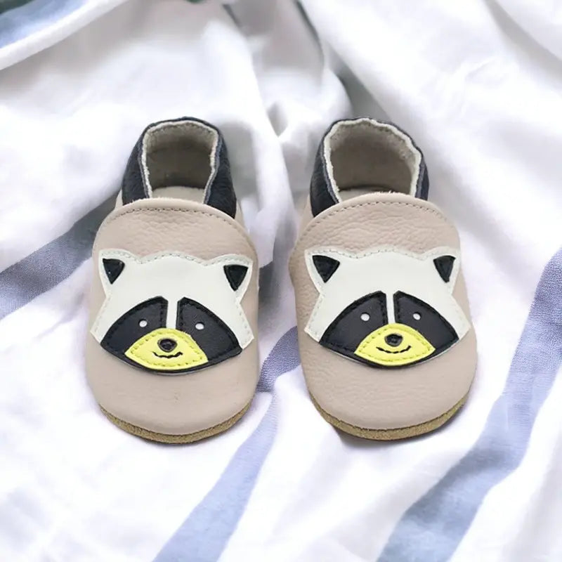 Chaussons en cuir pour bébé