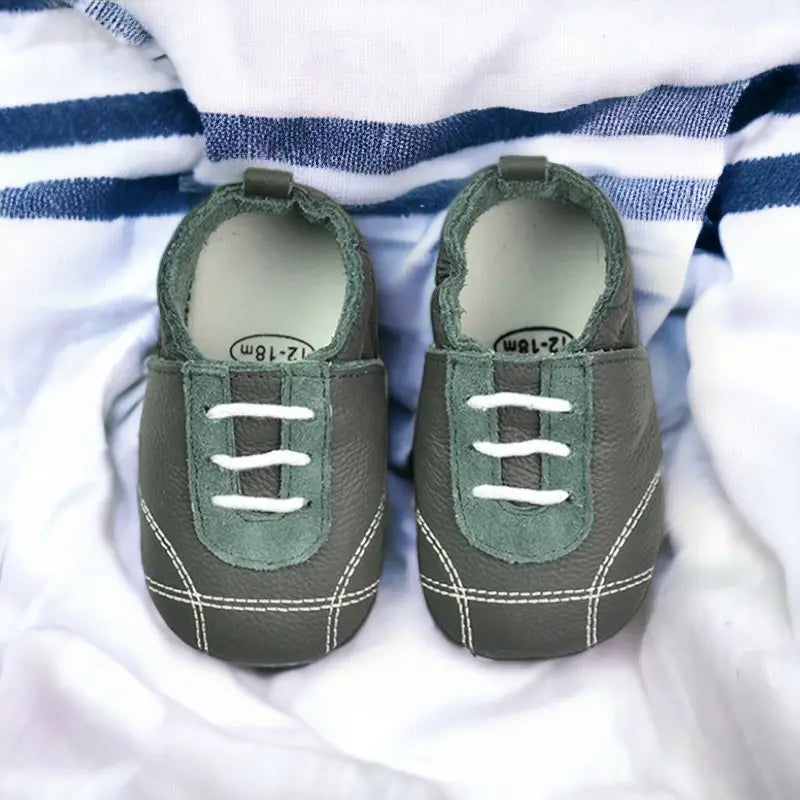 Chaussons en cuir pour bébé