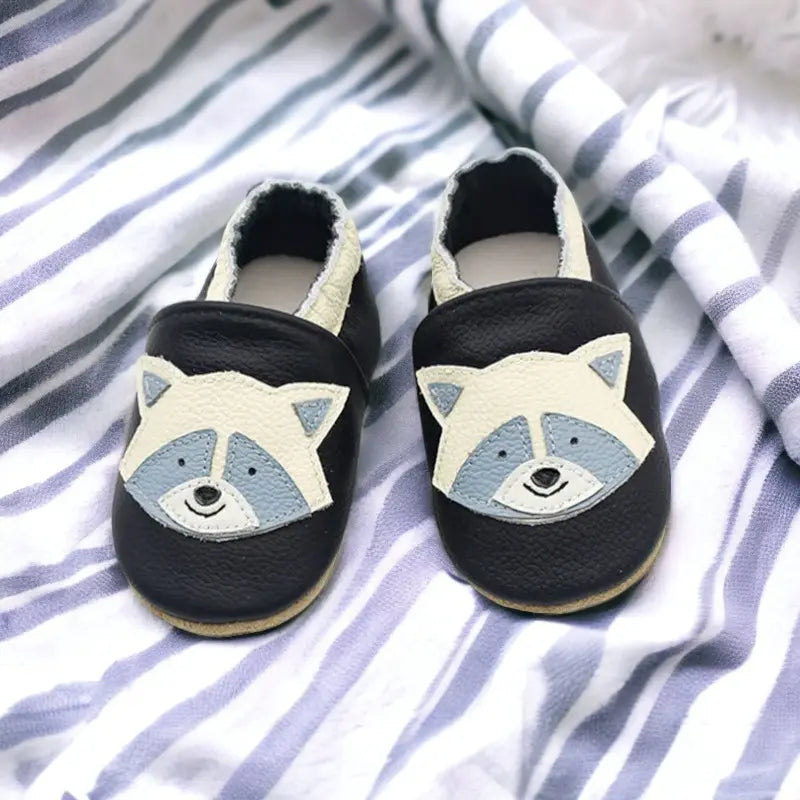 Chaussons en cuir pour bébé