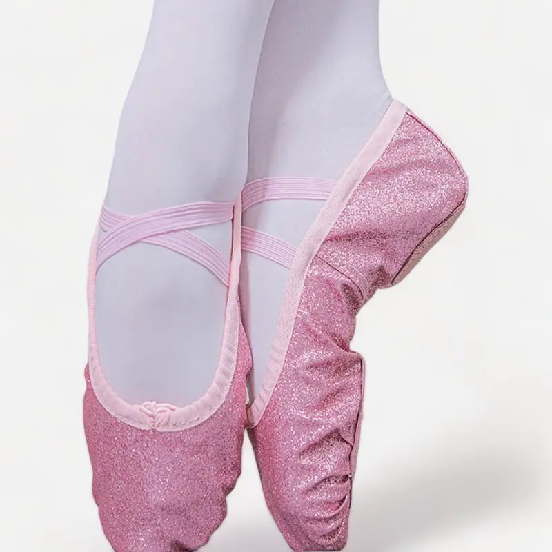 Chaussons de danse brillants pour enfant