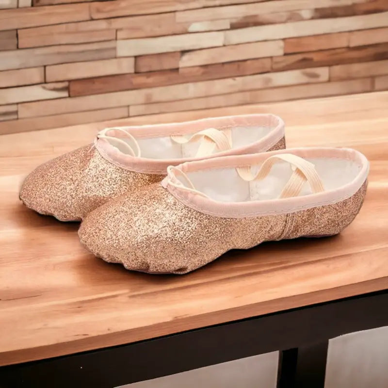 Chaussons de danse brillants pour enfant