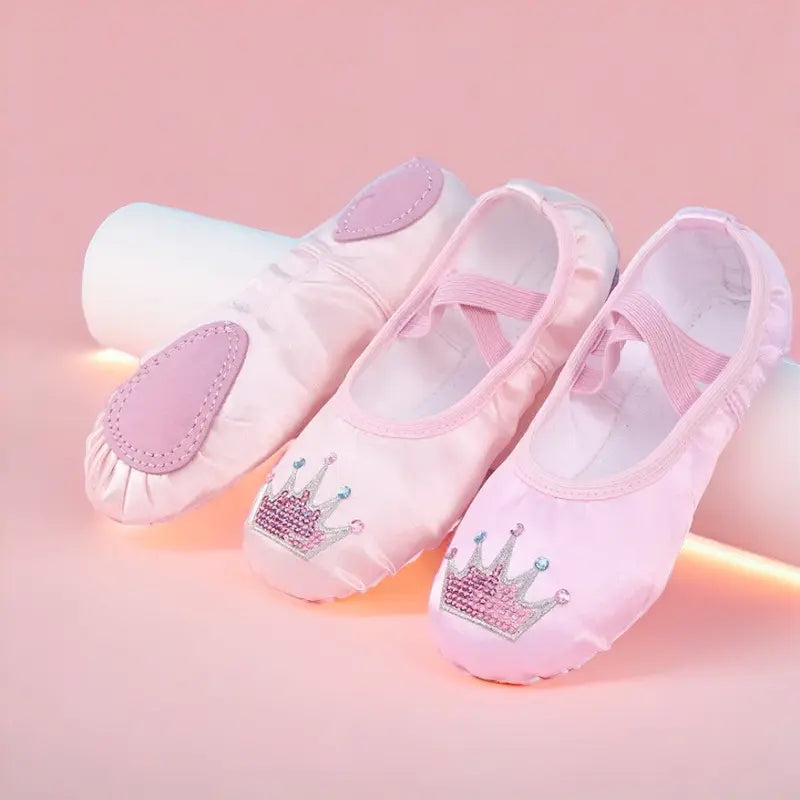 Chaussons de danse souples "princesse" pour enfant