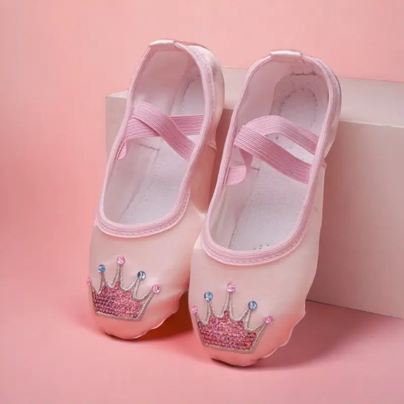 Chaussons de danse souples "princesse" pour enfant