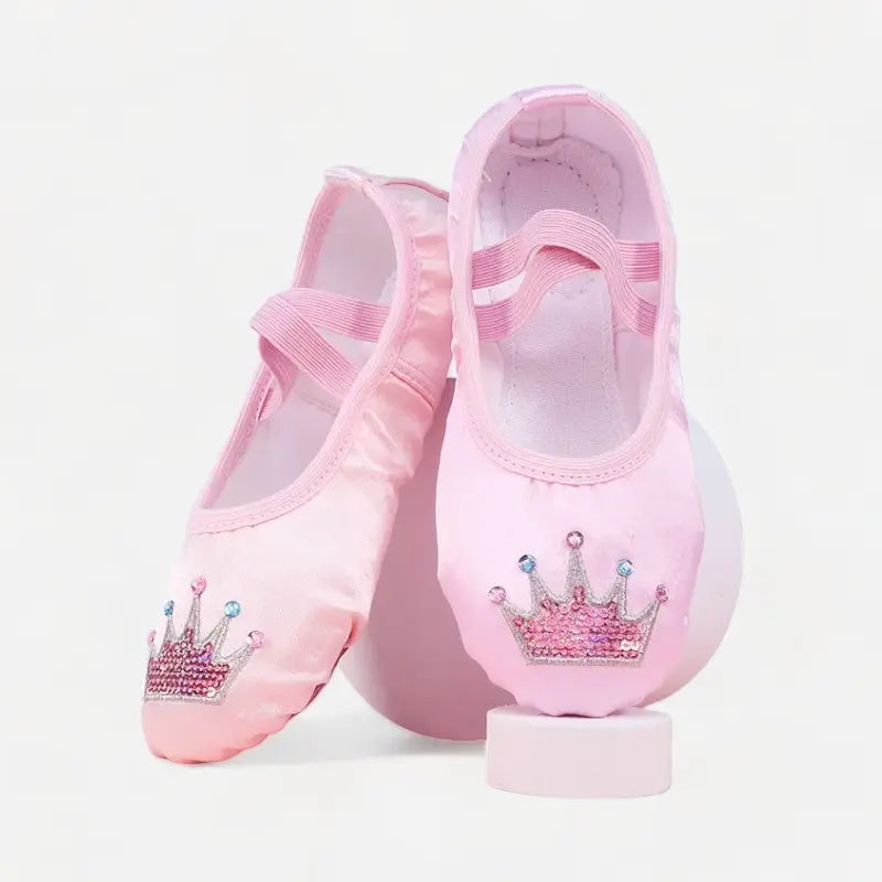 Chaussons de danse souples "princesse" pour enfant