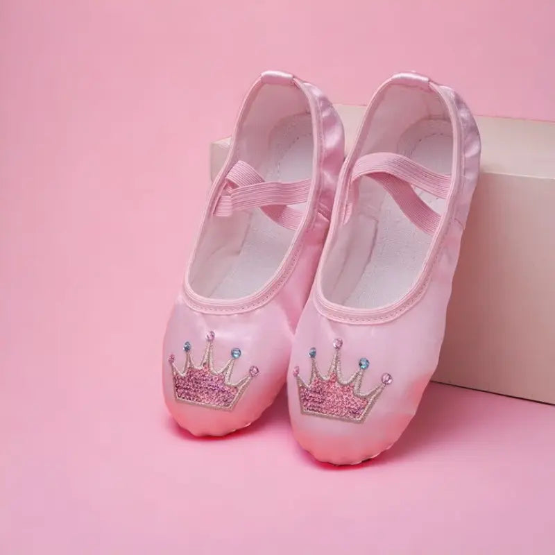 Chaussons de danse souples "princesse" pour enfant