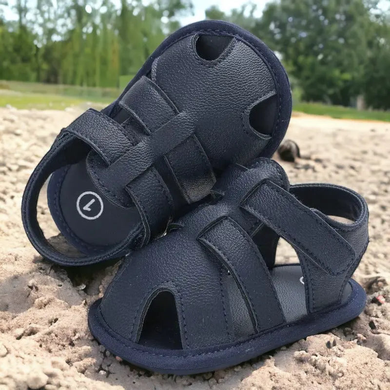 Sandales en cuir pour bébé