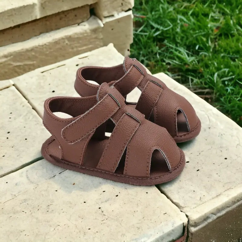 Sandales en cuir pour bébé