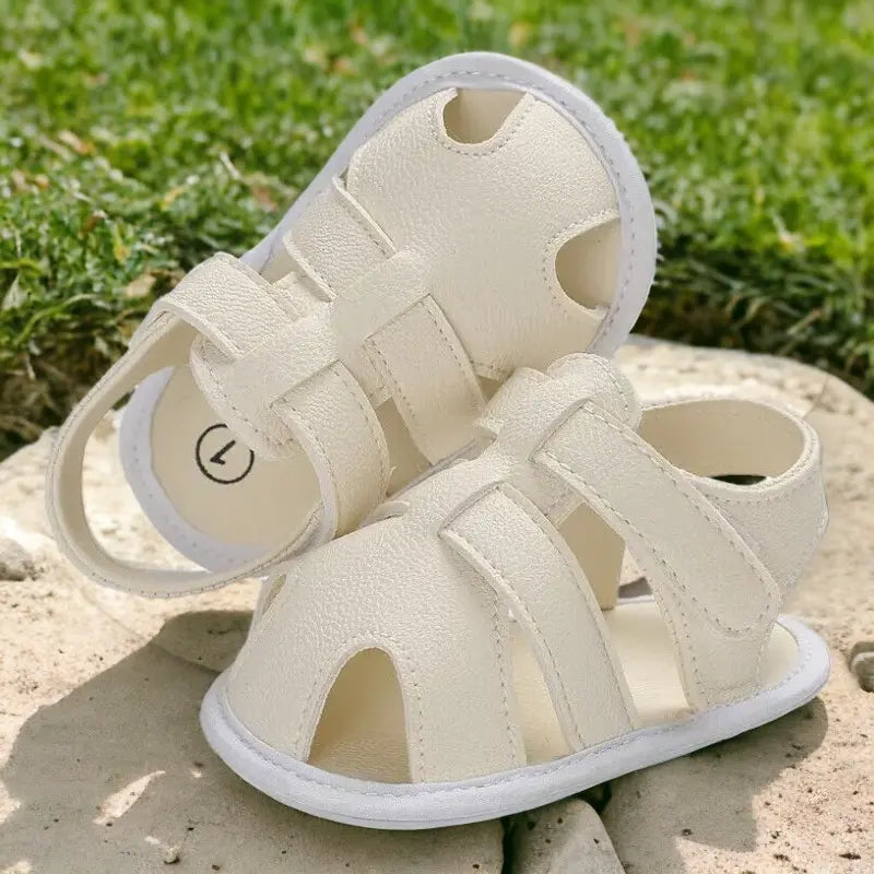 Sandales en cuir pour bébé