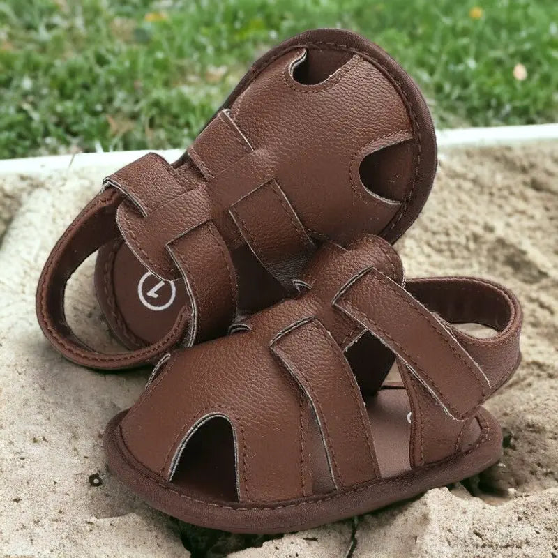 Sandales en cuir pour bébé