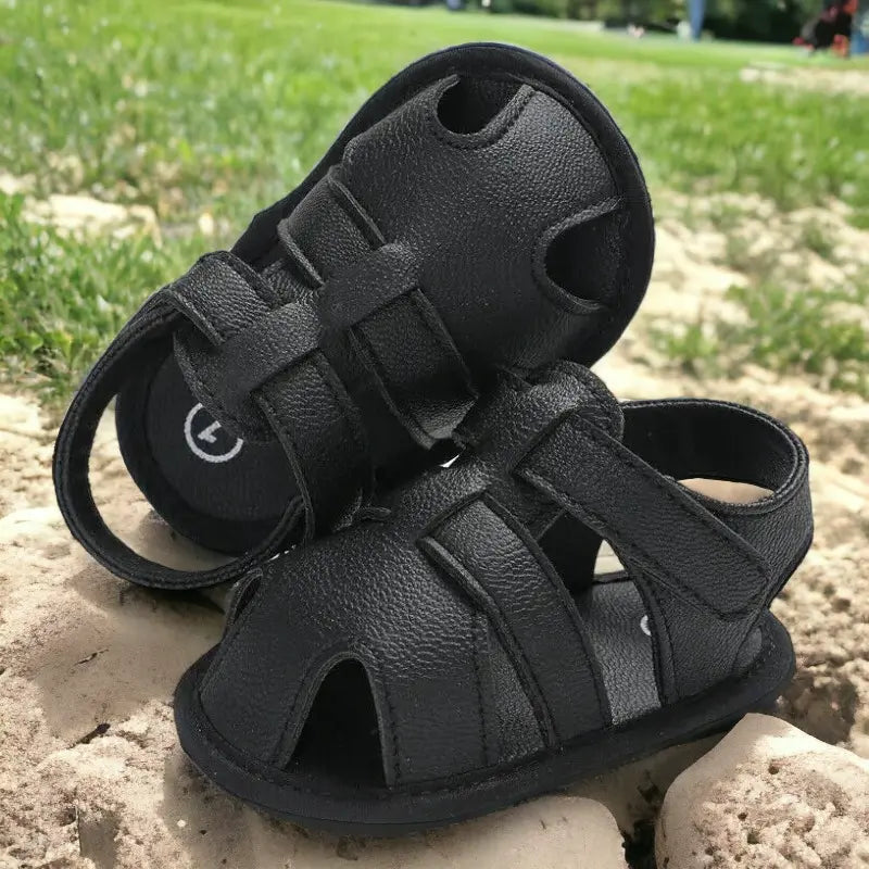 Sandales en cuir pour bébé