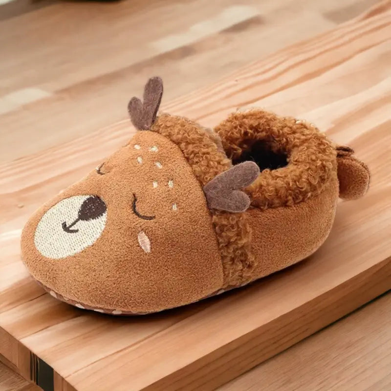 Chaussons chauds animaux pour bébé