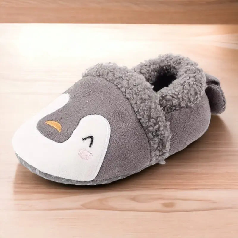 Chaussons chauds animaux pour bébé