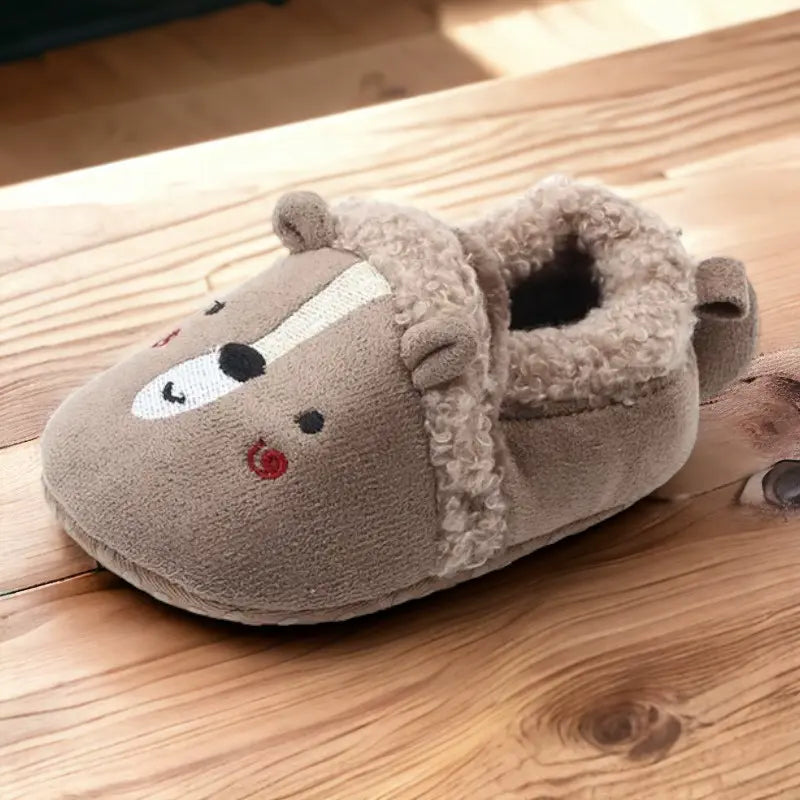 Chaussons chauds animaux pour bébé