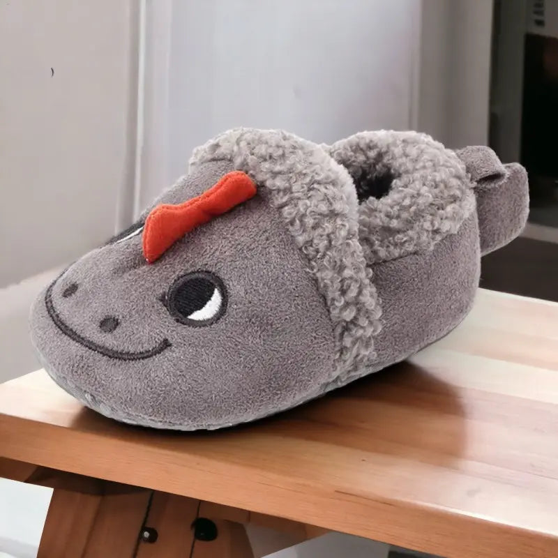 Chaussons chauds animaux pour bébé