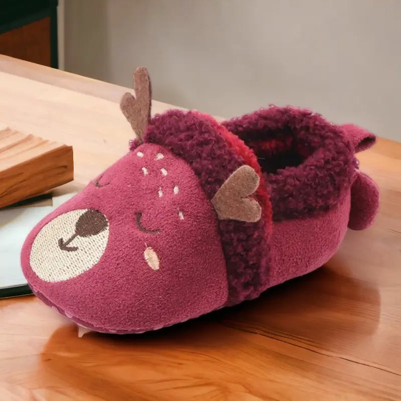 Chaussons chauds animaux pour bébé