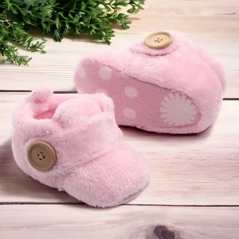 Chaussons fourrés pour bébé