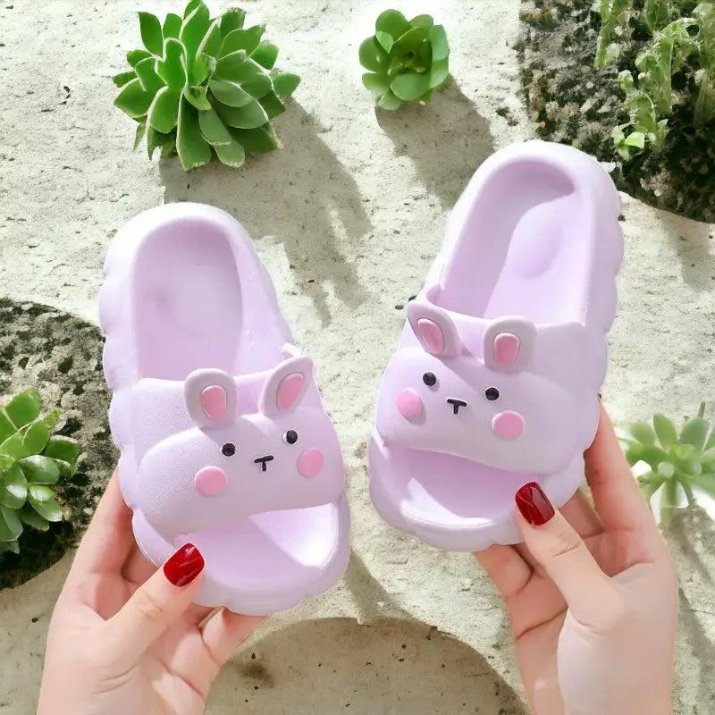 Claquettes lapin pour fille