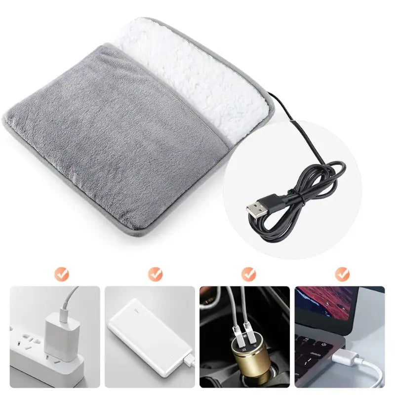 Coussin chauffant électrique USB