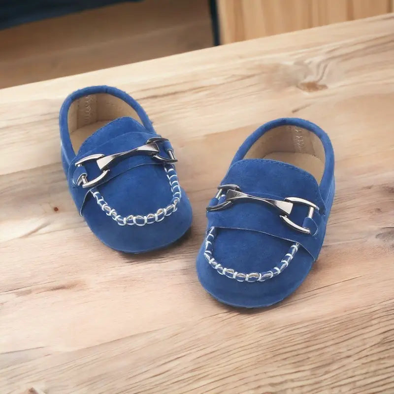 Mocassins en daim pour bébé