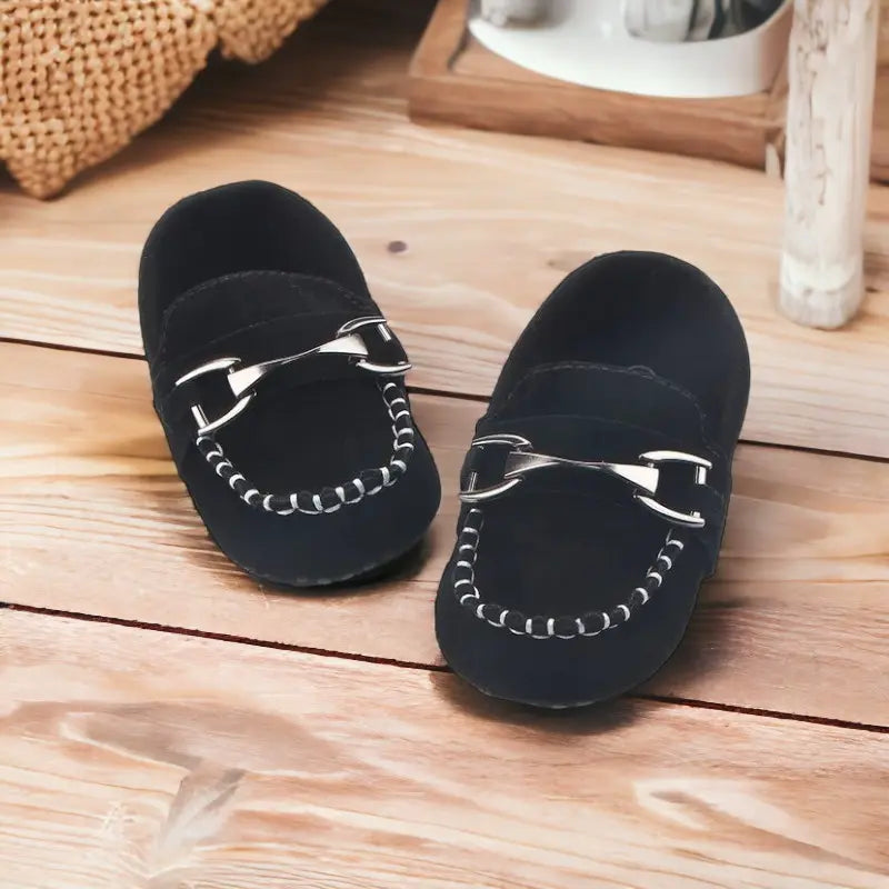 Mocassins en daim pour bébé