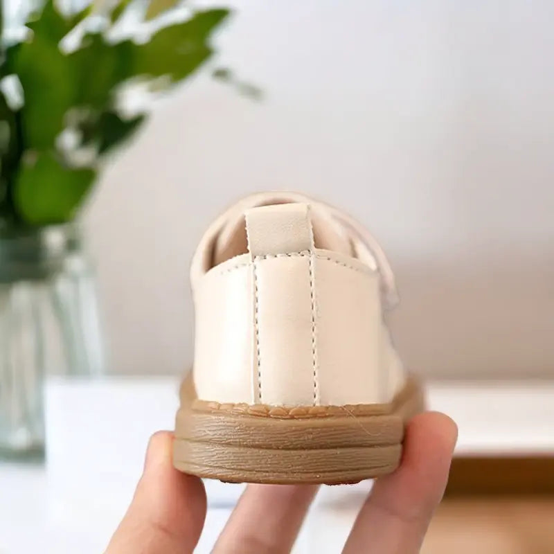 Mocassins en cuir pour bébé