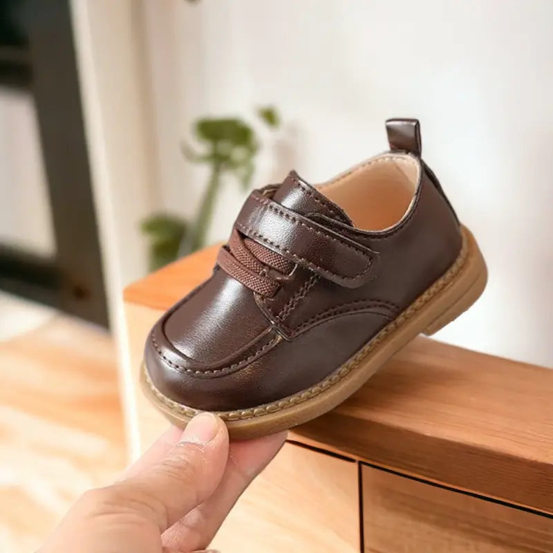 Mocassins en cuir pour bébé