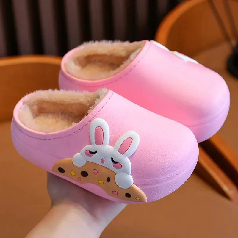 Mules fourrées pour enfant