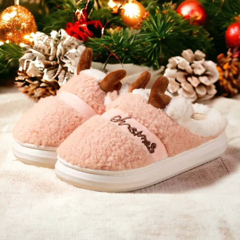 Mules fourrées "Christmas"