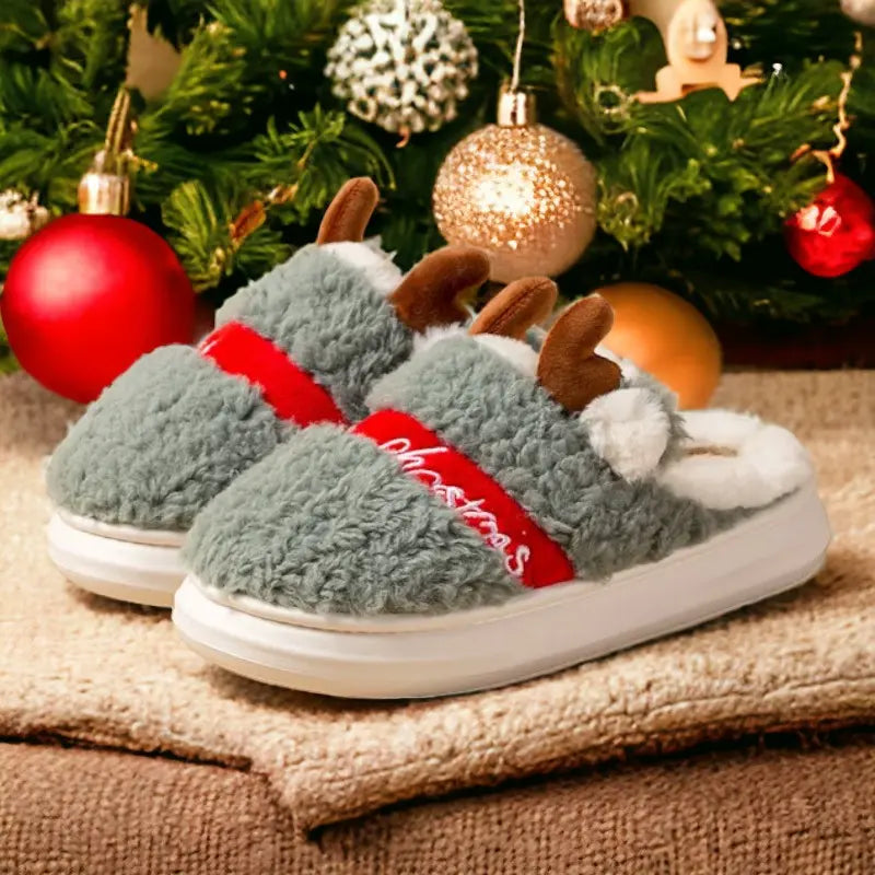 Mules fourrées "Christmas"